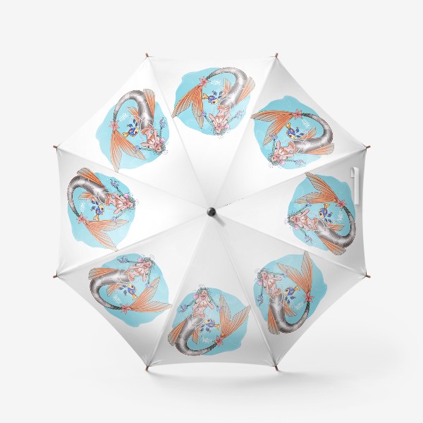 Зонт «Русалка рыбы»
