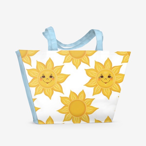 Пляжная сумка «Масленица. Солнце. Солнышко. Радость. Хорошее настроение»