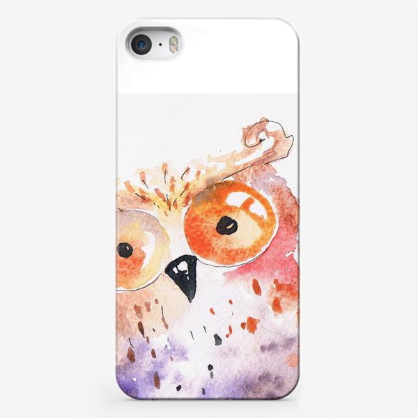 Чехол iPhone «Мандариновая сова :) »