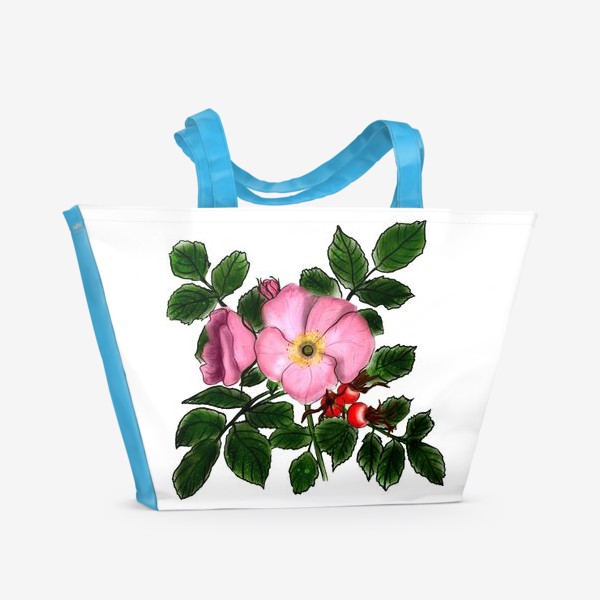 Пляжная сумка «роза»