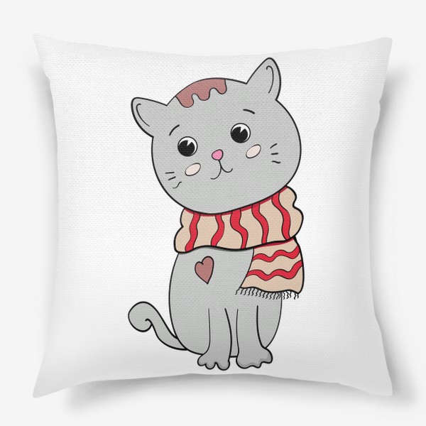 Подушка «Влюбленный кот»