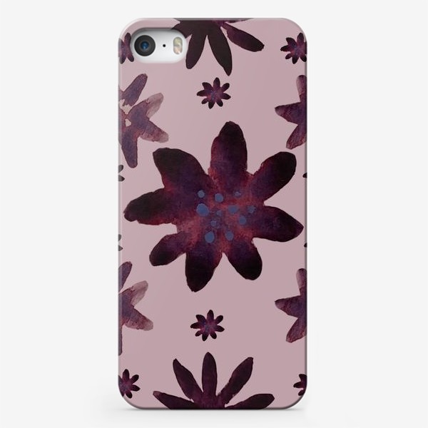 Чехол iPhone «Розовые цветы »