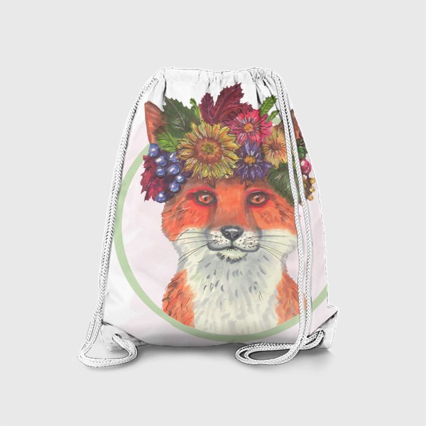 Рюкзак «Лисичка в цветах»