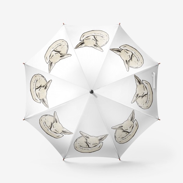 Зонт «Спящий лисенок фенек»