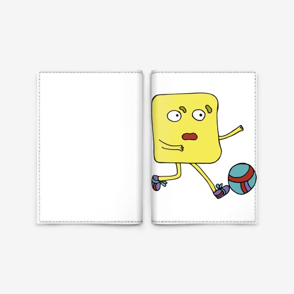 Обложка для паспорта «Я люблю играть в футбол»