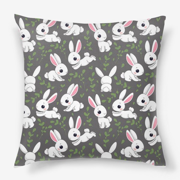 Подушка «Пасхальные кролики»