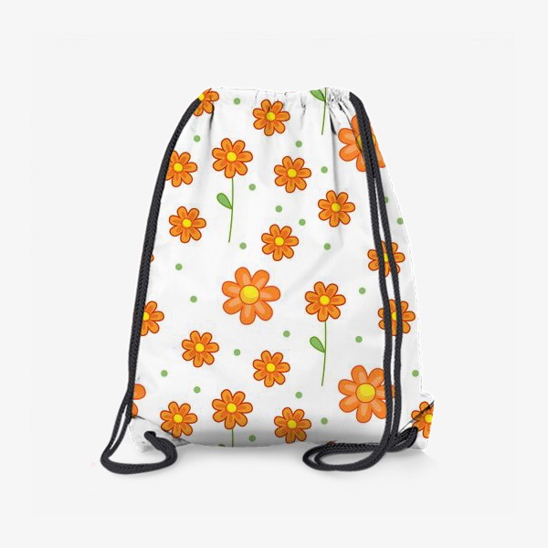 Рюкзак «Оранжевые ромашки»