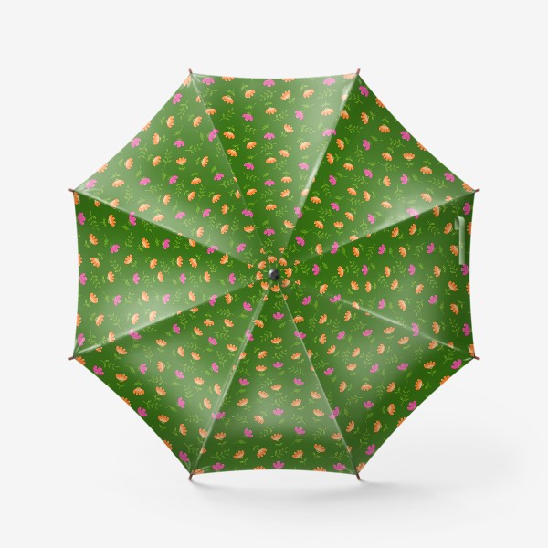 Зонт «Цветочный яркий принт»