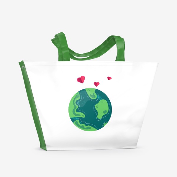 Пляжная сумка «Земля »