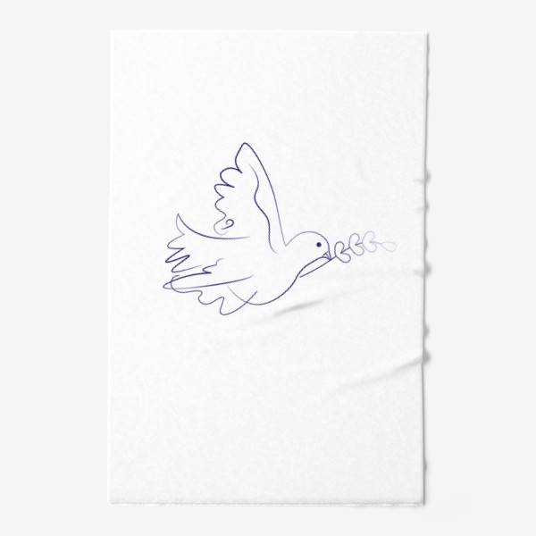 Полотенце «голубка мира»