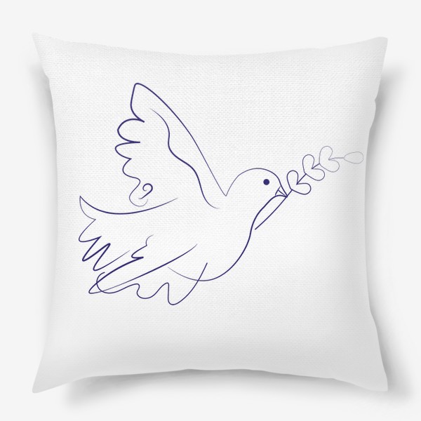 Подушка «голубка мира»