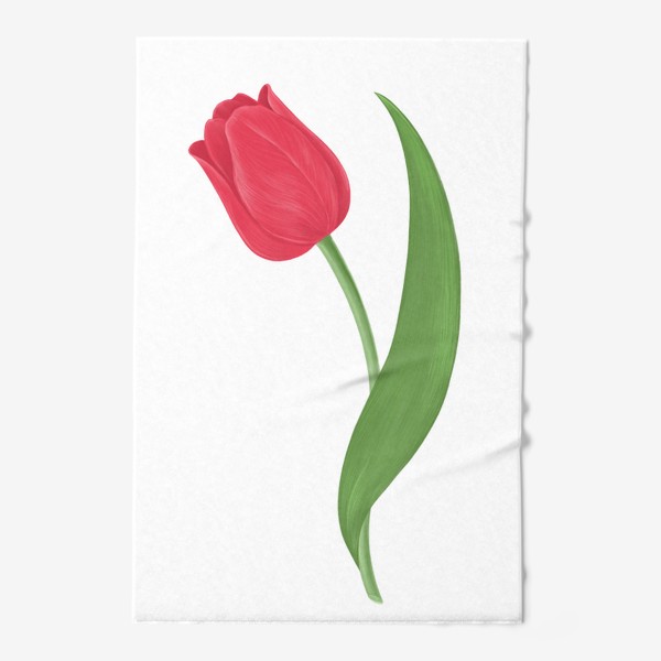 Полотенце «Красный тюльпан»
