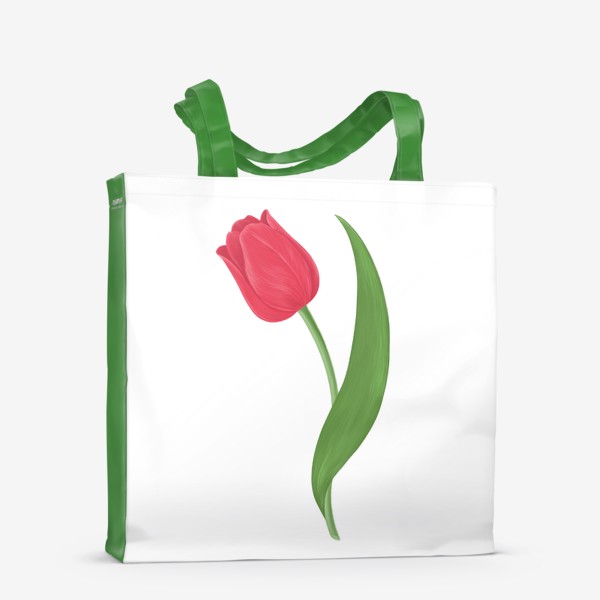 Сумка-шоппер «Красный тюльпан»