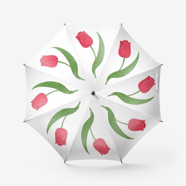 Зонт «Красный тюльпан»