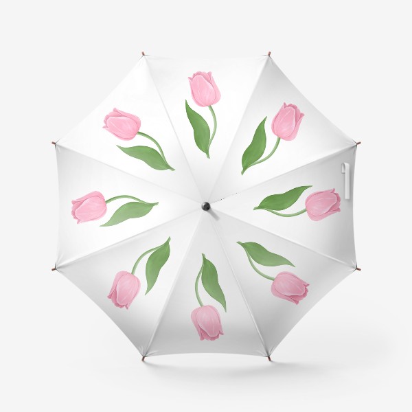 Зонт «Розовый тюльпан»