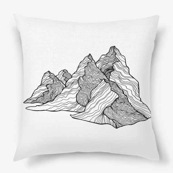 Подушка «Горы»