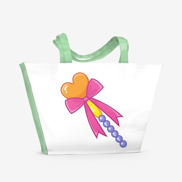 Пляжная сумка «Розовая волшебная палочка»
