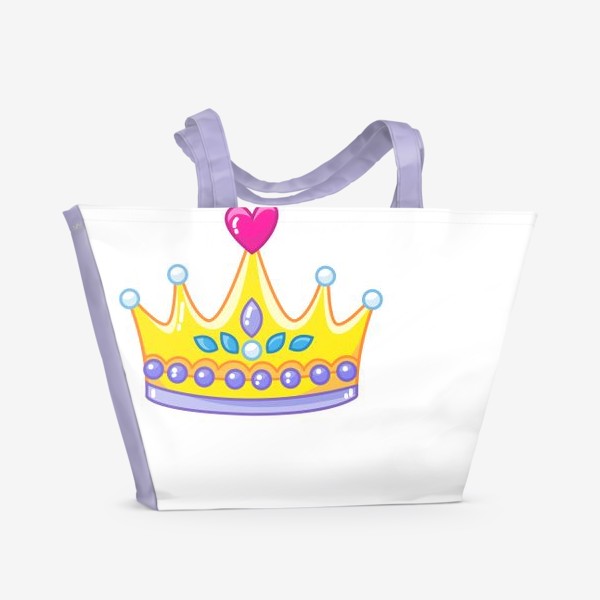 Пляжная сумка «Корона принцессы»