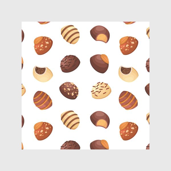 Скатерть «Шоколадные конфеты»