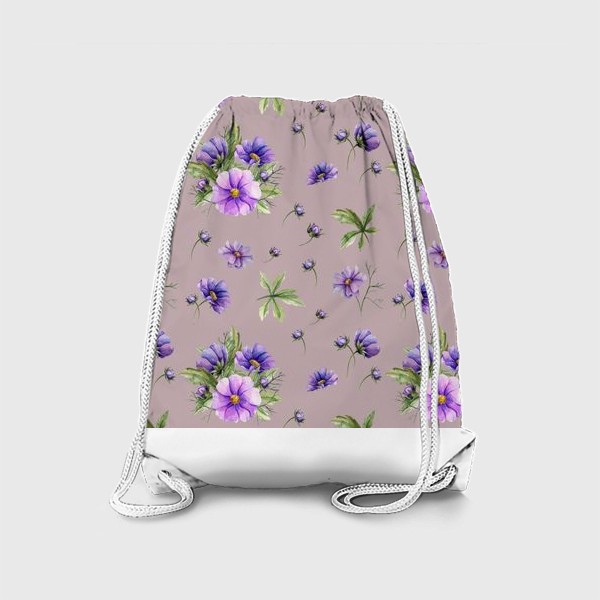 Рюкзак «Акварельные полевые  цветы»