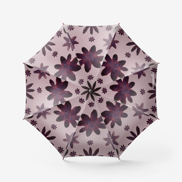 Зонт «Розовые цветы »