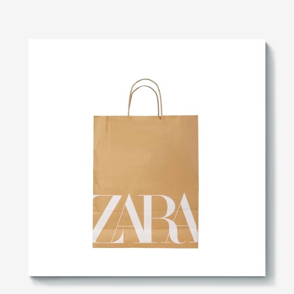 Холст «Пакет Zara», купить в интернет-магазине в Москве, автор: ПинкБас  Админ, цена: 2600 рублей, 0065.140831.1459120.5328313