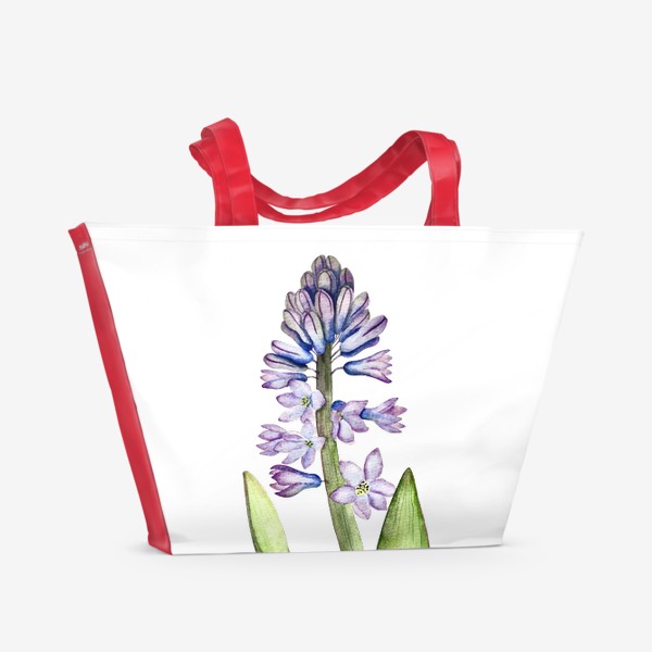 Пляжная сумка &laquo;Весенние цветы «Гиацинт»&raquo;