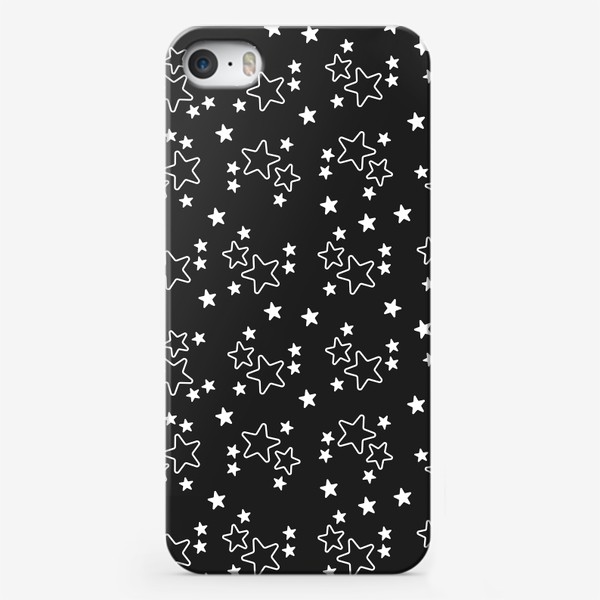 Чехол iPhone «Звезды на черном фоне»