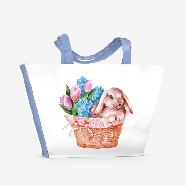 Пляжная сумка «Пасхальный кролик»