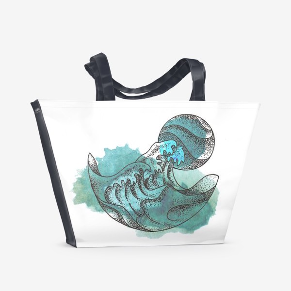 Пляжная сумка «Пенные волны»