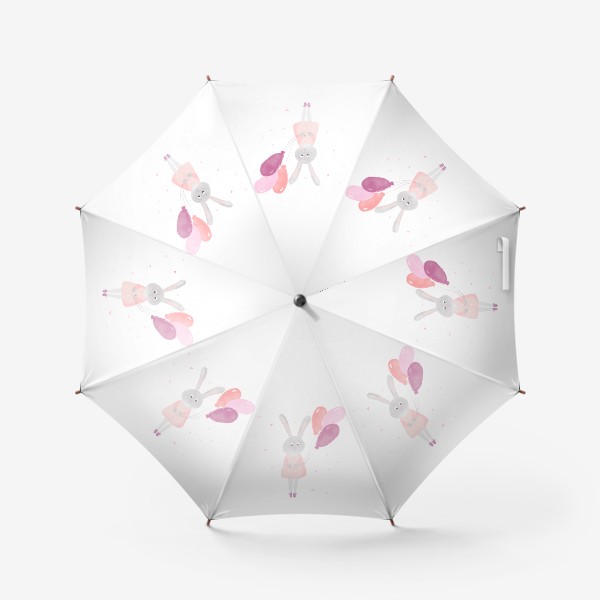 Зонт «Зайка с шариками»