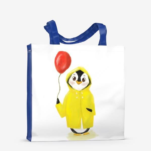 Сумка-шоппер «Милый кавайный пингвин»