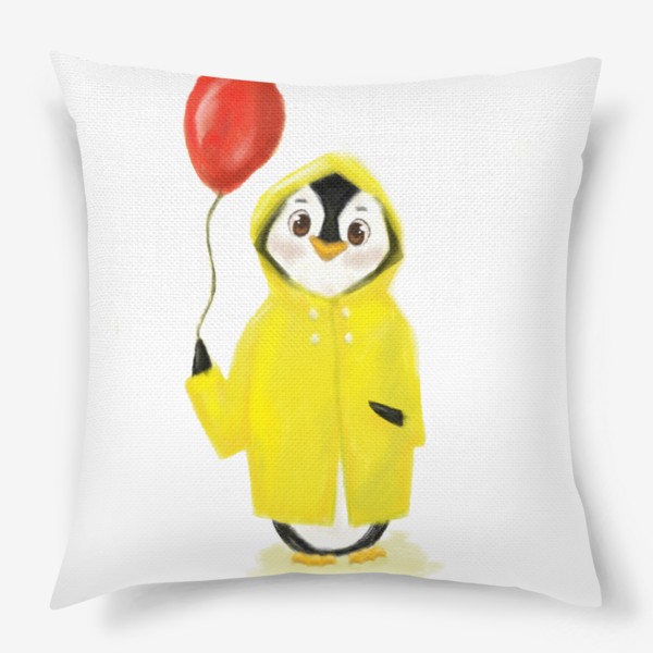 Подушка «Милый кавайный пингвин»