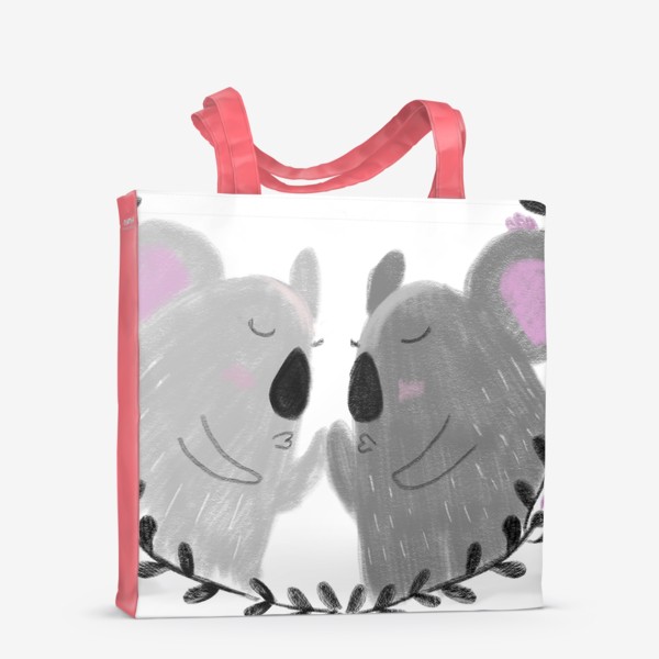 Сумка-шоппер «Любовь коал »