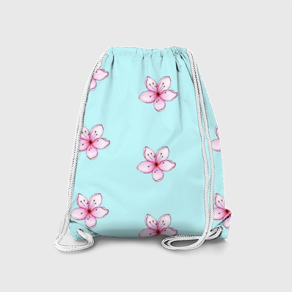 Рюкзак «Цветы на голубом»