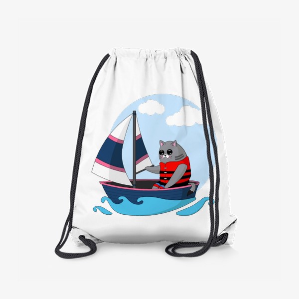 Рюкзак «Кот в лодке»