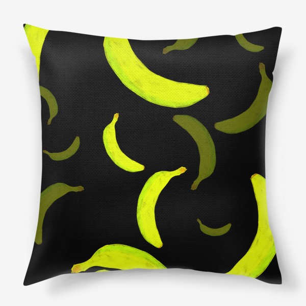 Подушка «Бананы еда фрукты»