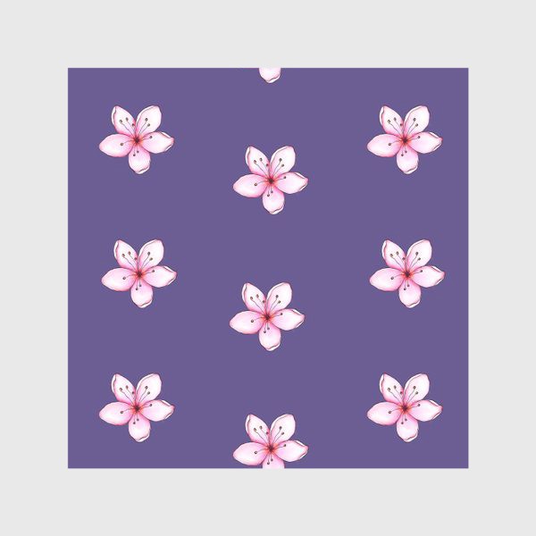Скатерть «Цветы на фиолетовом»