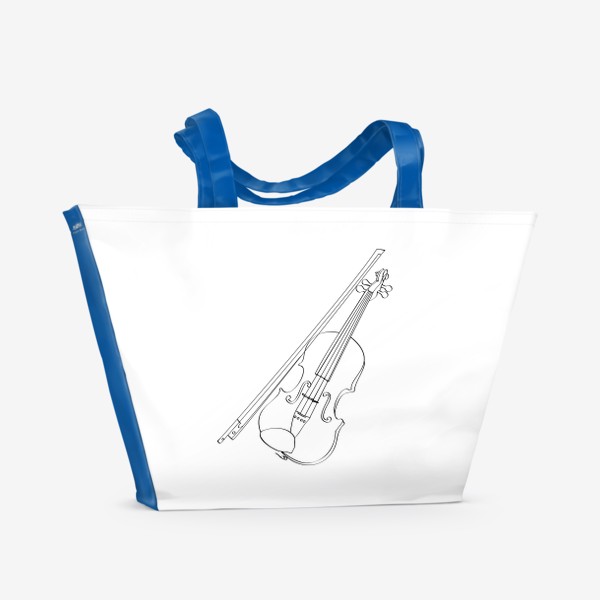 Пляжная сумка «Скрипка»
