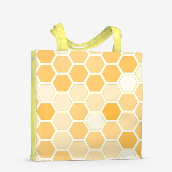 Сумка-шоппер «Медовый паттерн. Пчелиные соты»