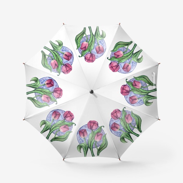 Зонт «Лунные тюльпаны»