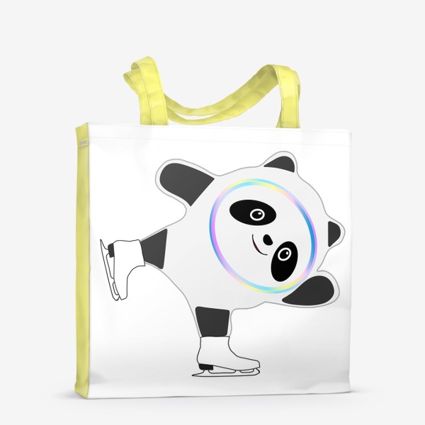 Сумка-шоппер «Панда на коньках»