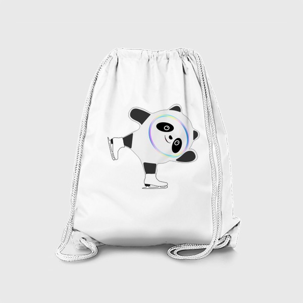 Рюкзак «Панда на коньках»