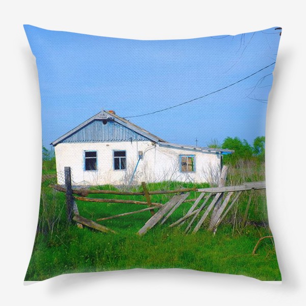 Подушка «Домик в деревне»