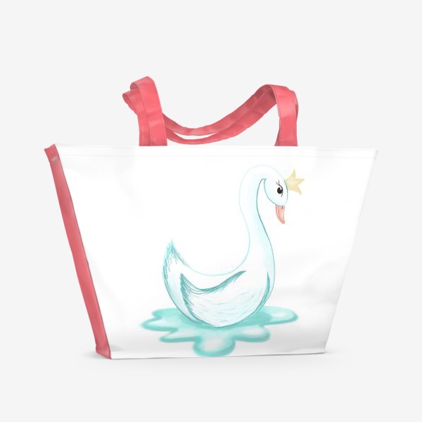 Пляжная сумка «Лебедь»