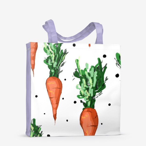 Сумка-шоппер «Паттерн морковь»