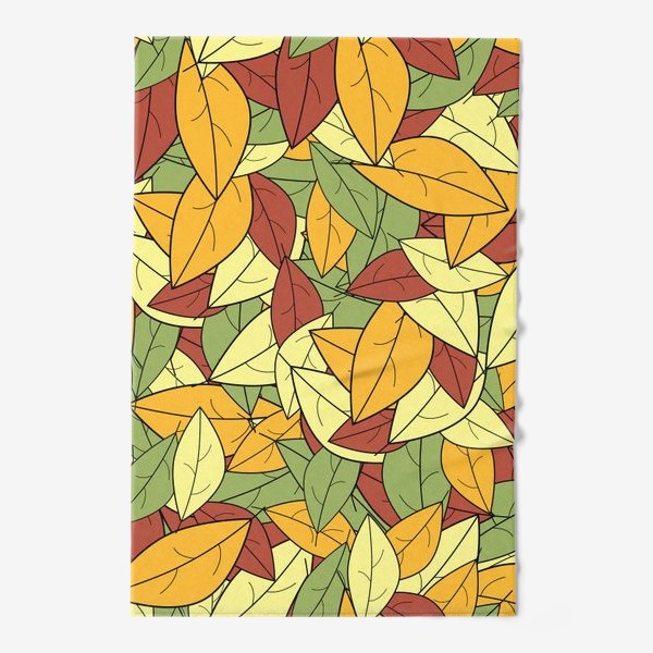 Полотенце &laquo;Яркие осенние листья&raquo;