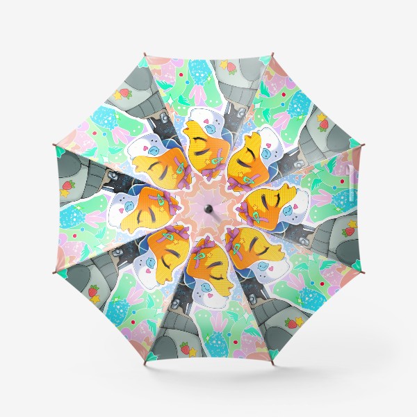 Зонт «Кавайный милый робот»