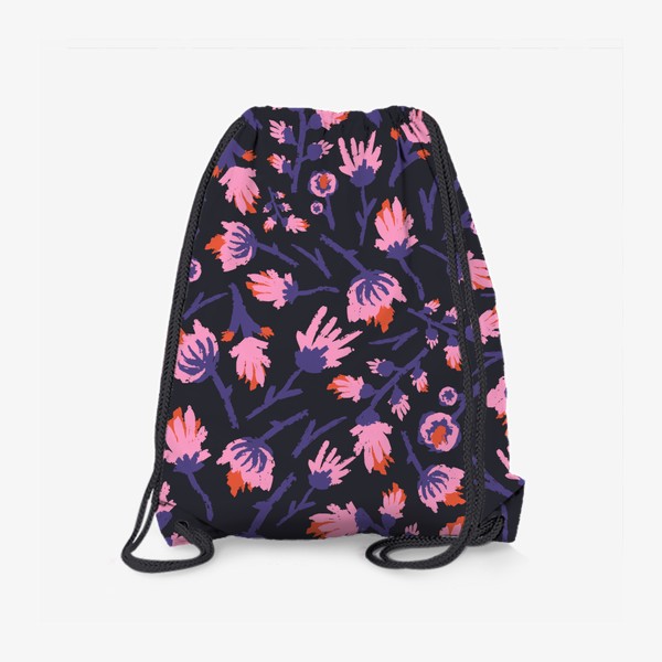 Рюкзак «Дикие цветы в фиолетовом»