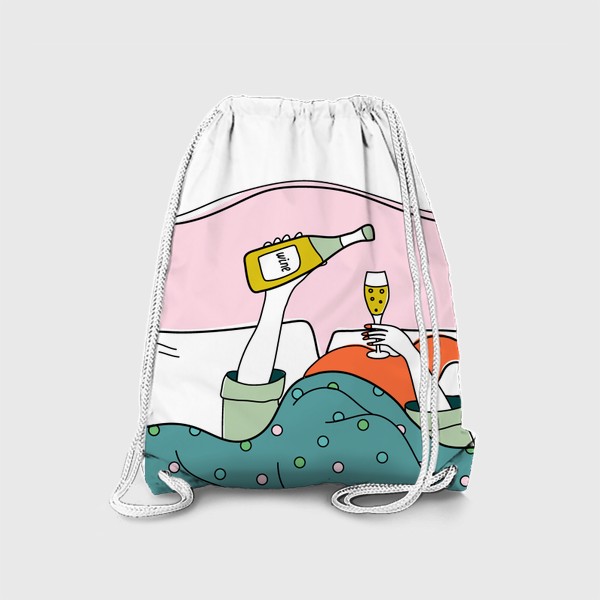 Рюкзак «Девушка и вино»